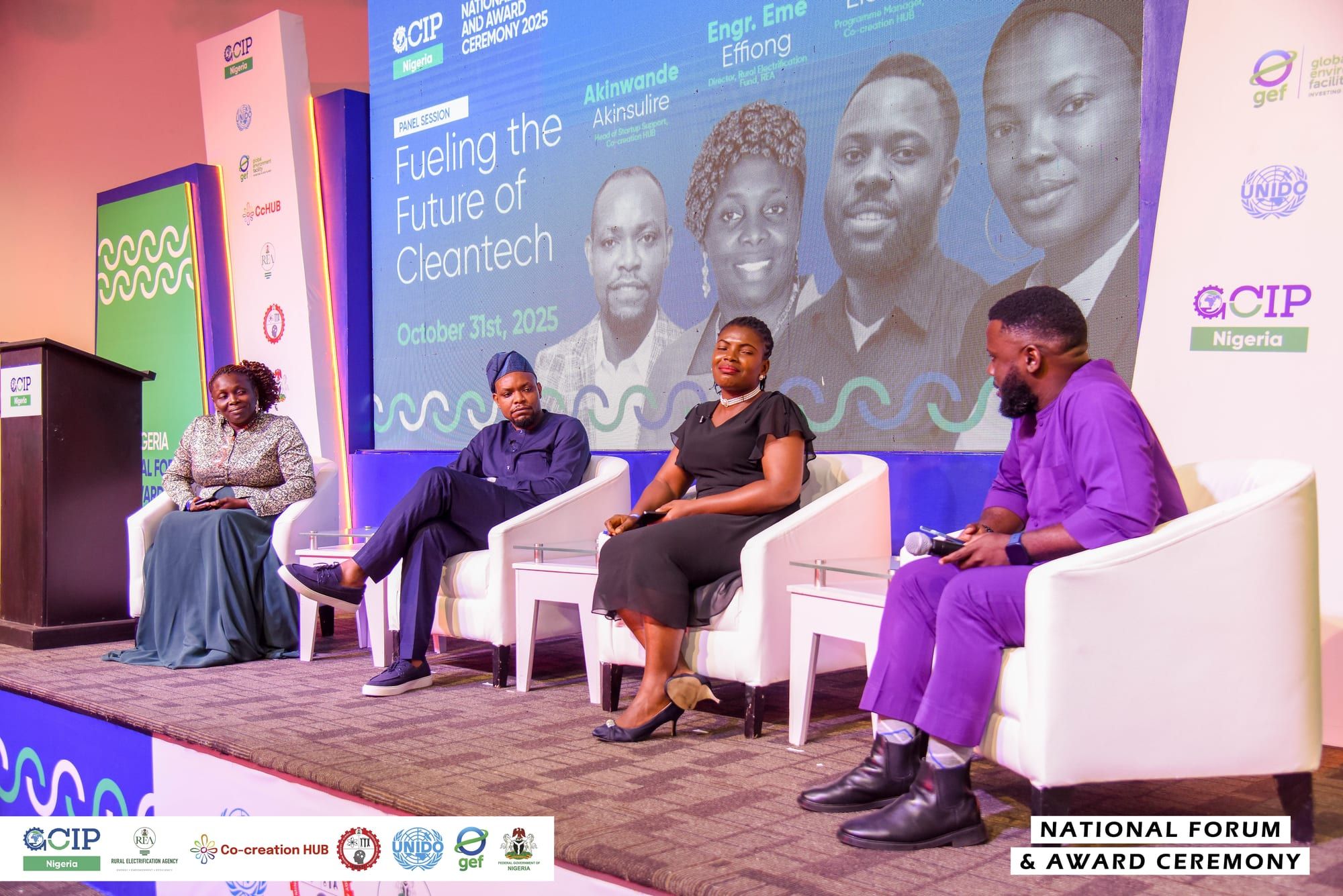 Panel session, "Fueling the Future of Cleantech", GCIP Nigeria National Forum 2025