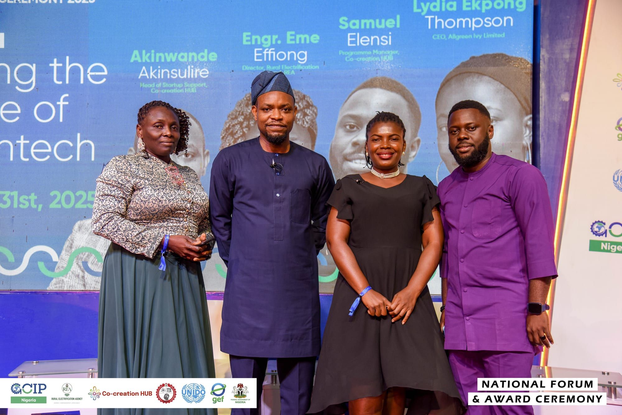 Panelists at the GCIP Nigeria National Forum & Award Ceremony 2025
