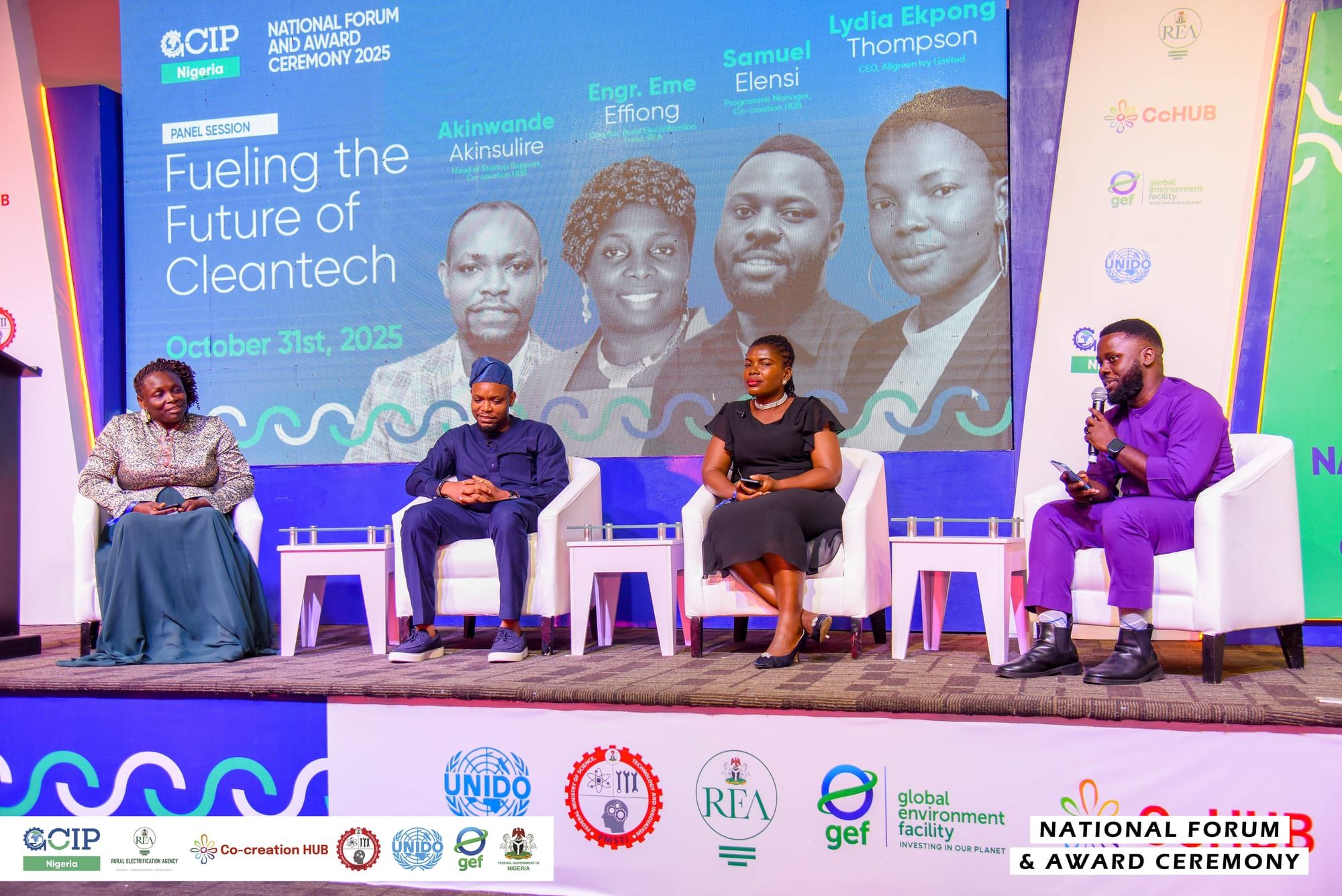 Terraverde Care recognised on stage at the GCIP Nigeria National Forum & Award Ceremony